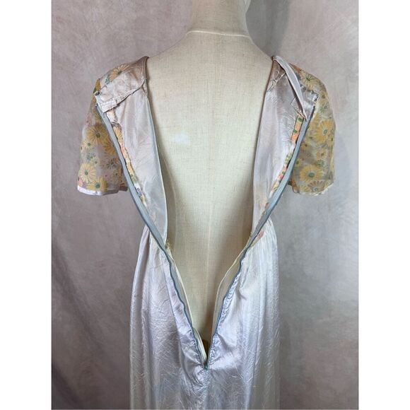 Vintage 1960s 1970s Dress Flower Power Mod MCM - Picture 12 of 13